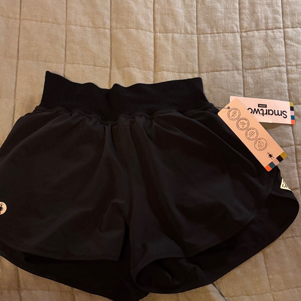 Smartwool Women's Athletic Black Shorts